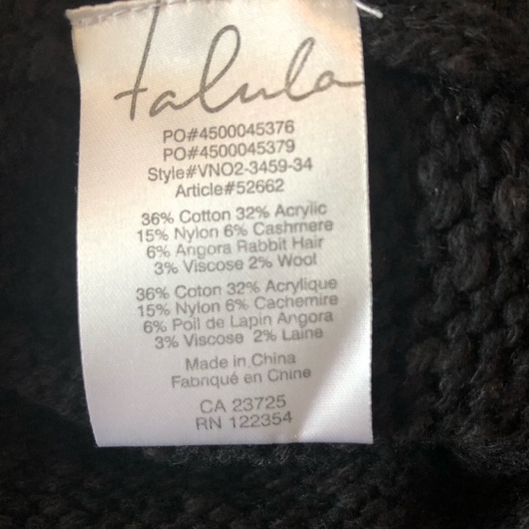 💋ARITZIA TALULA AZURELEE SWEATER BLACK - Picture 4 of 4